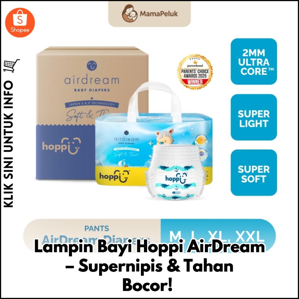 Lampin Bayi Hoppi AirDream – Supernipis & Tahan Bocor!