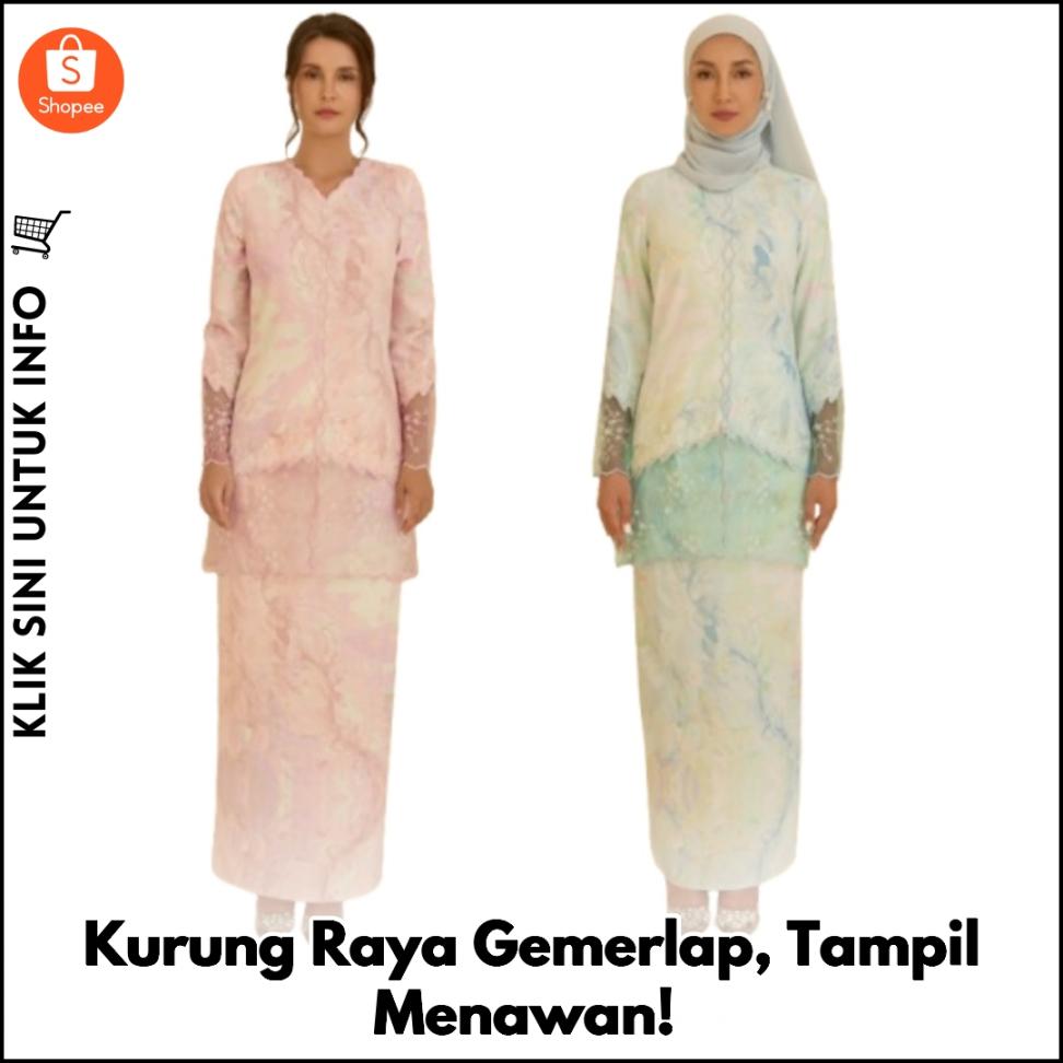 Kurung Jemels Cathelyn: Anggun & Berkilau di Hari Raya! ?