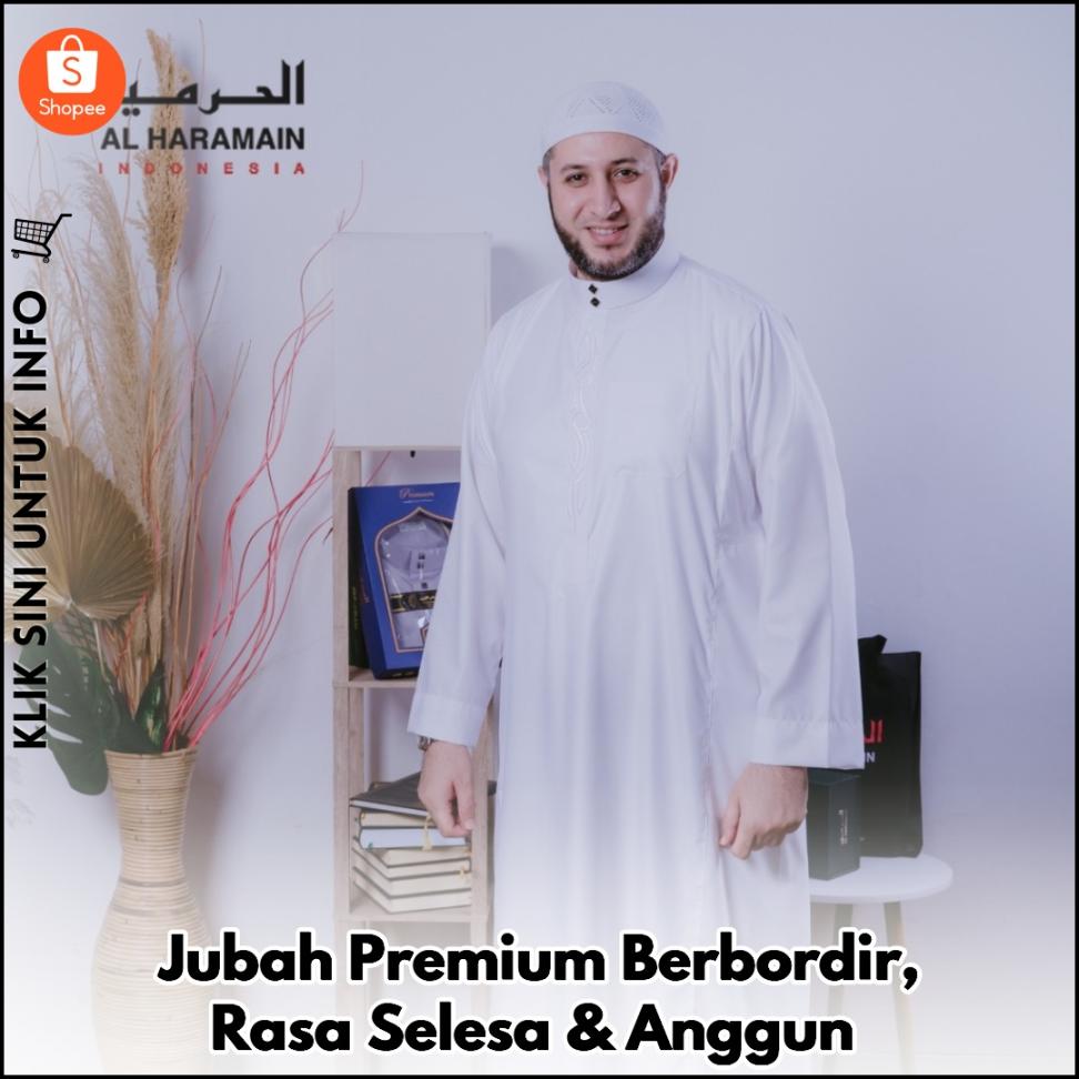 Jubah Premium Berbordir, Rasa Selesa & Anggun