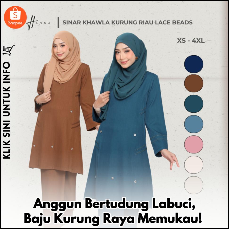 Baju Kurung Riau Bertatah Lace & Manik Eksklusif