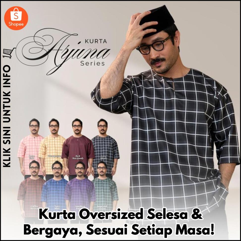 Kurta Oversized Selesa & Bergaya, Sesuai Setiap Masa!