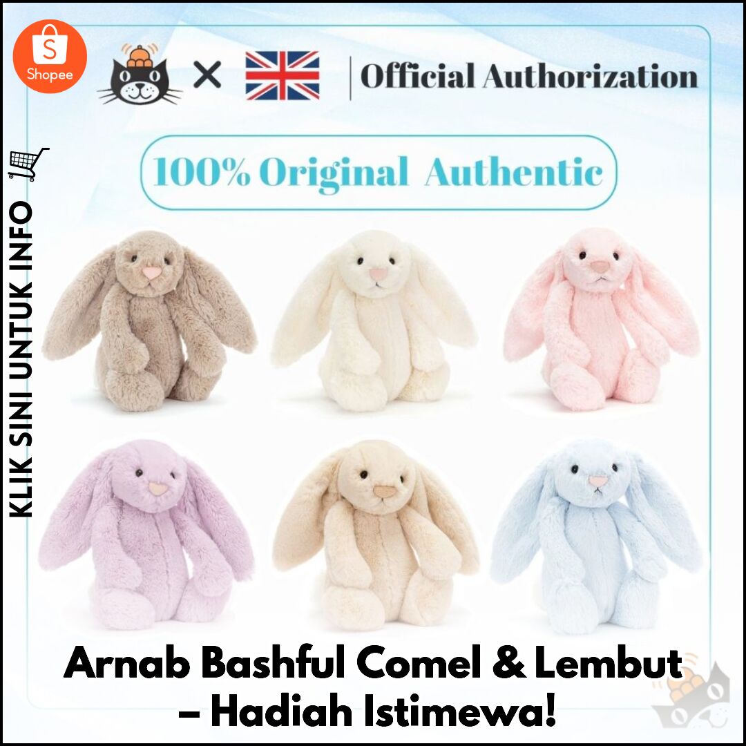 Arnab Bashful Comel & Lembut – Hadiah Istimewa!