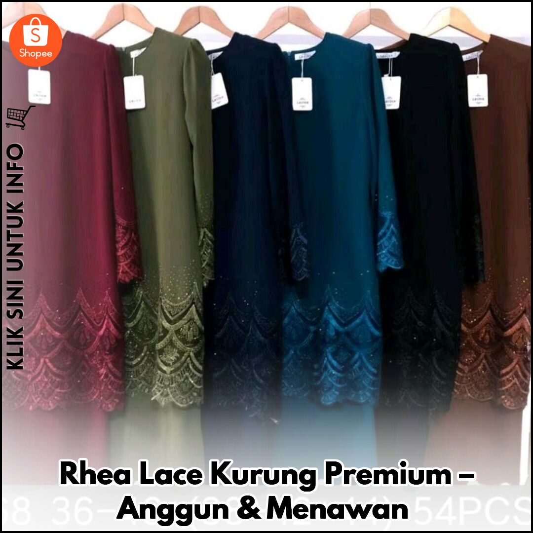 Rhea Lace Kurung Premium – Anggun & Menawan