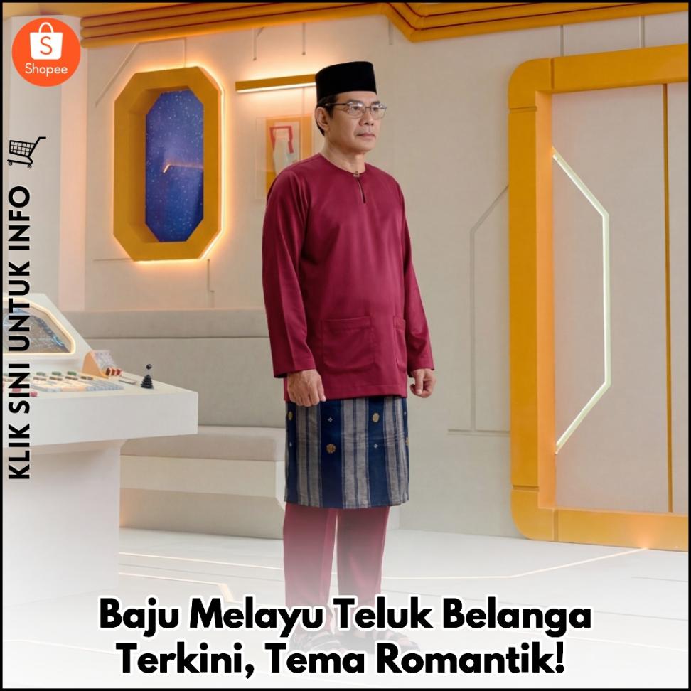 Baju Melayu Teluk Belanga Terkini, Tema Romantik!