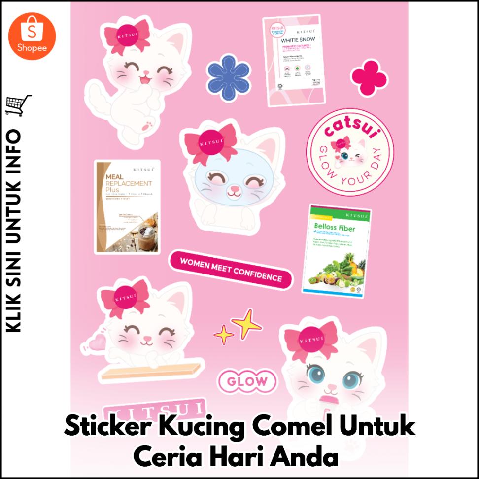 Sticker Kucing Comel Untuk Ceria Hari Anda