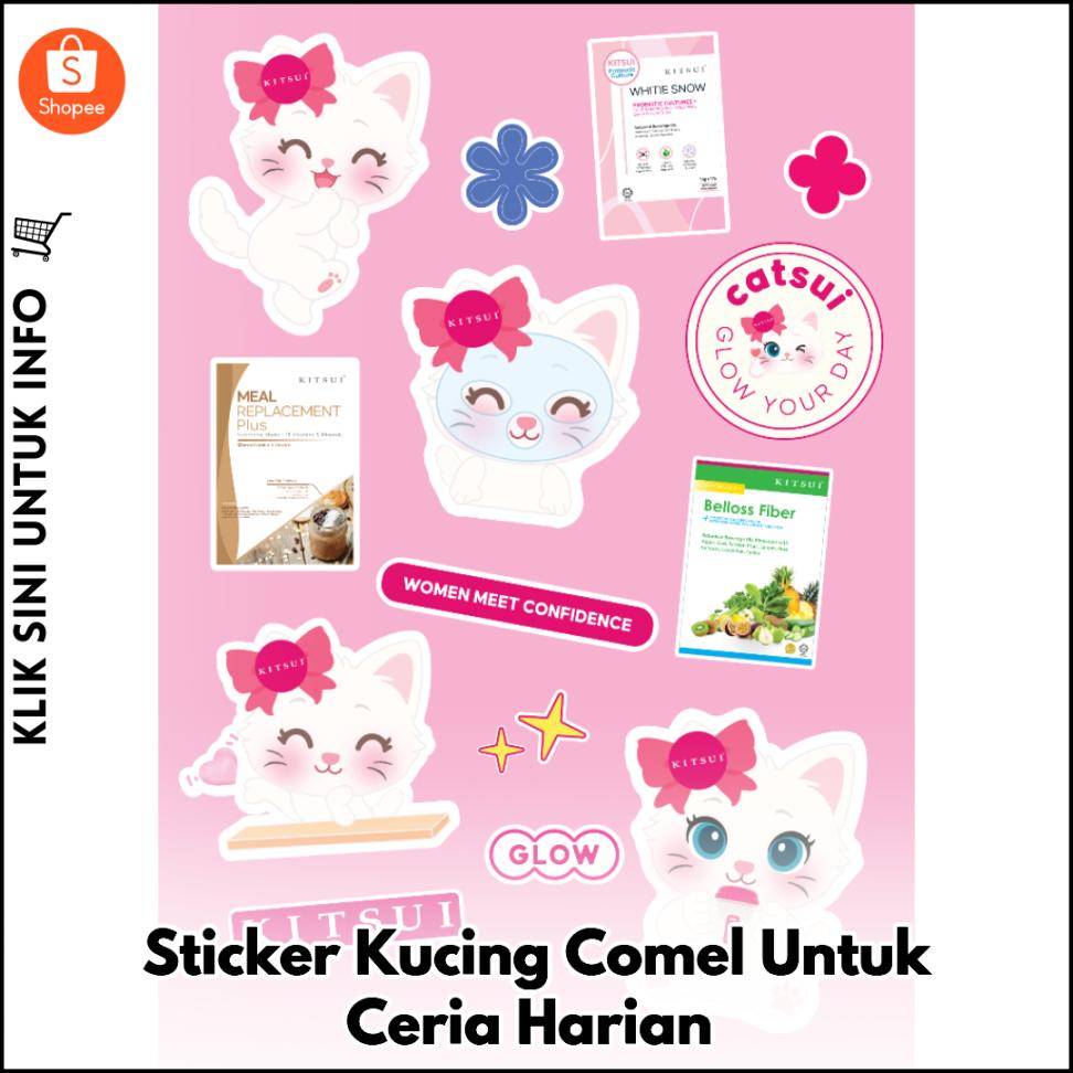 Sticker Kucing Comel Untuk Ceria Harian