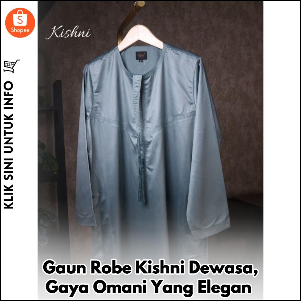Gaun Robe Kishni Dewasa, Gaya Omani Yang Elegan
