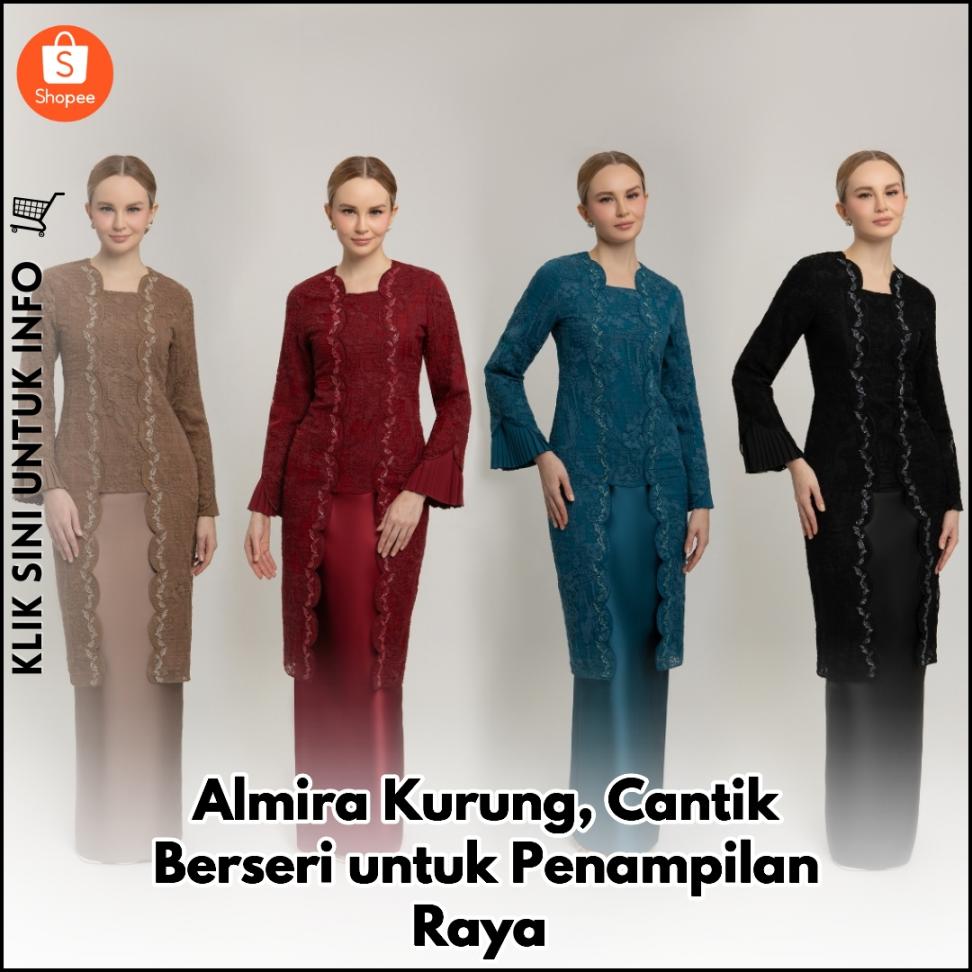 Almira Kurung, Cantik Berseri untuk Penampilan Raya