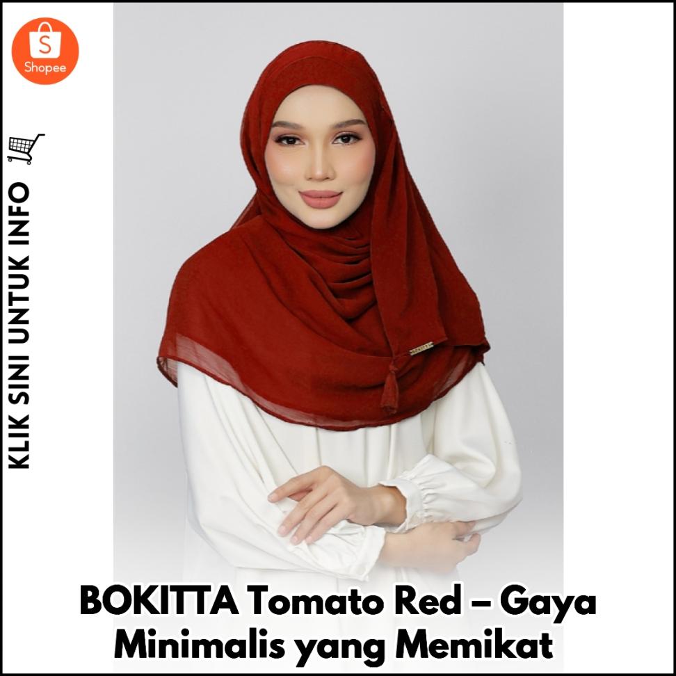 BOKITTA Tomato Red – Gaya Minimalis yang Memikat