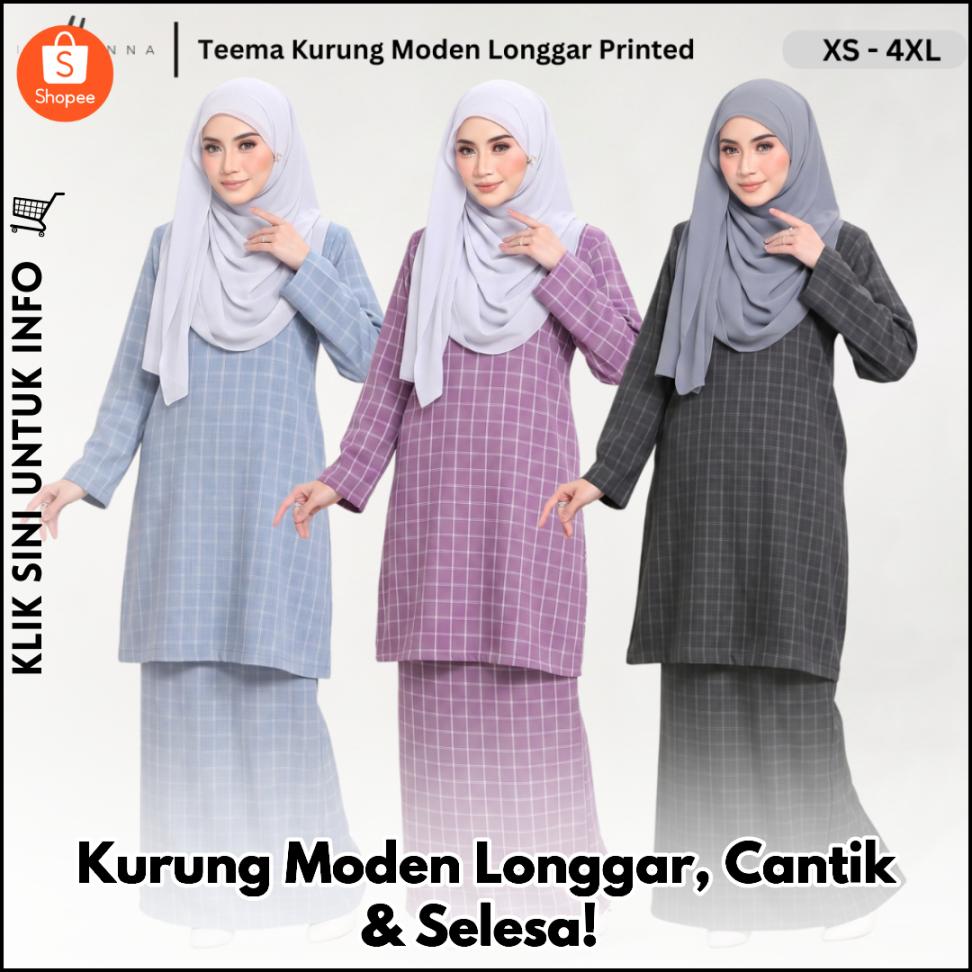 Kurung Moden Longgar, Cantik & Selesa!