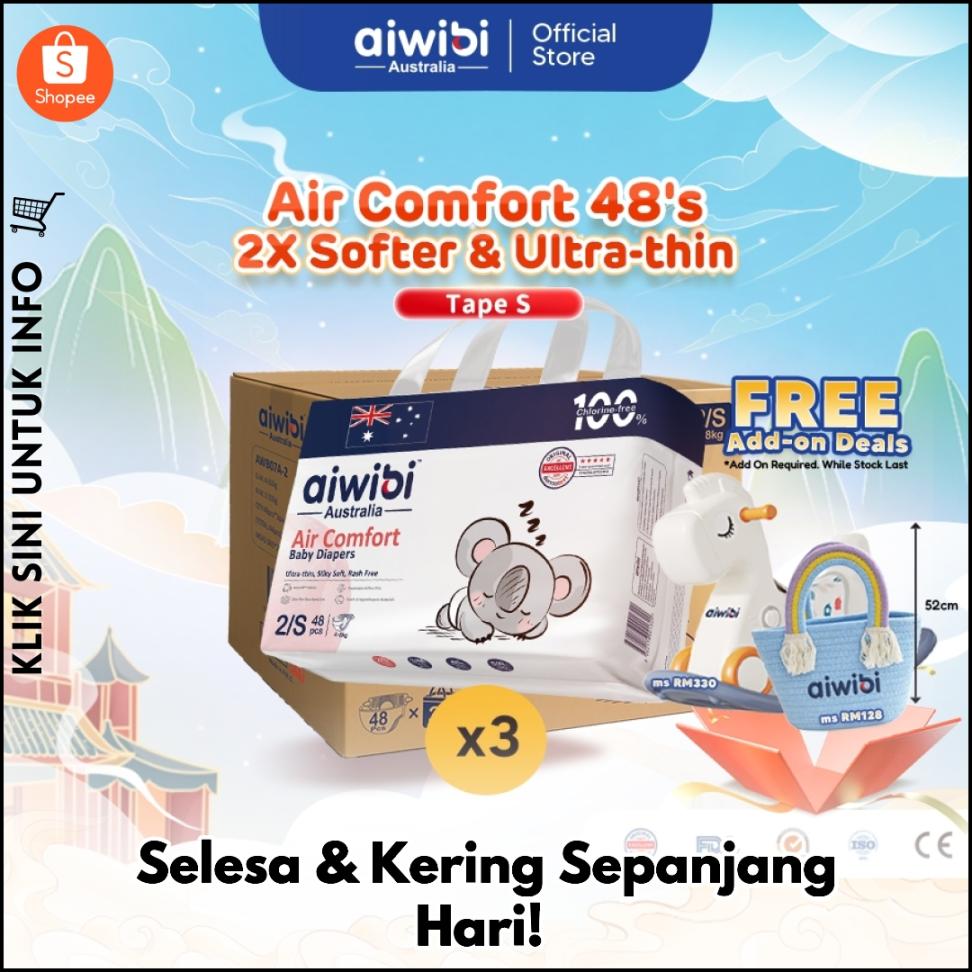 Selesa & Kering Sepanjang Hari!
