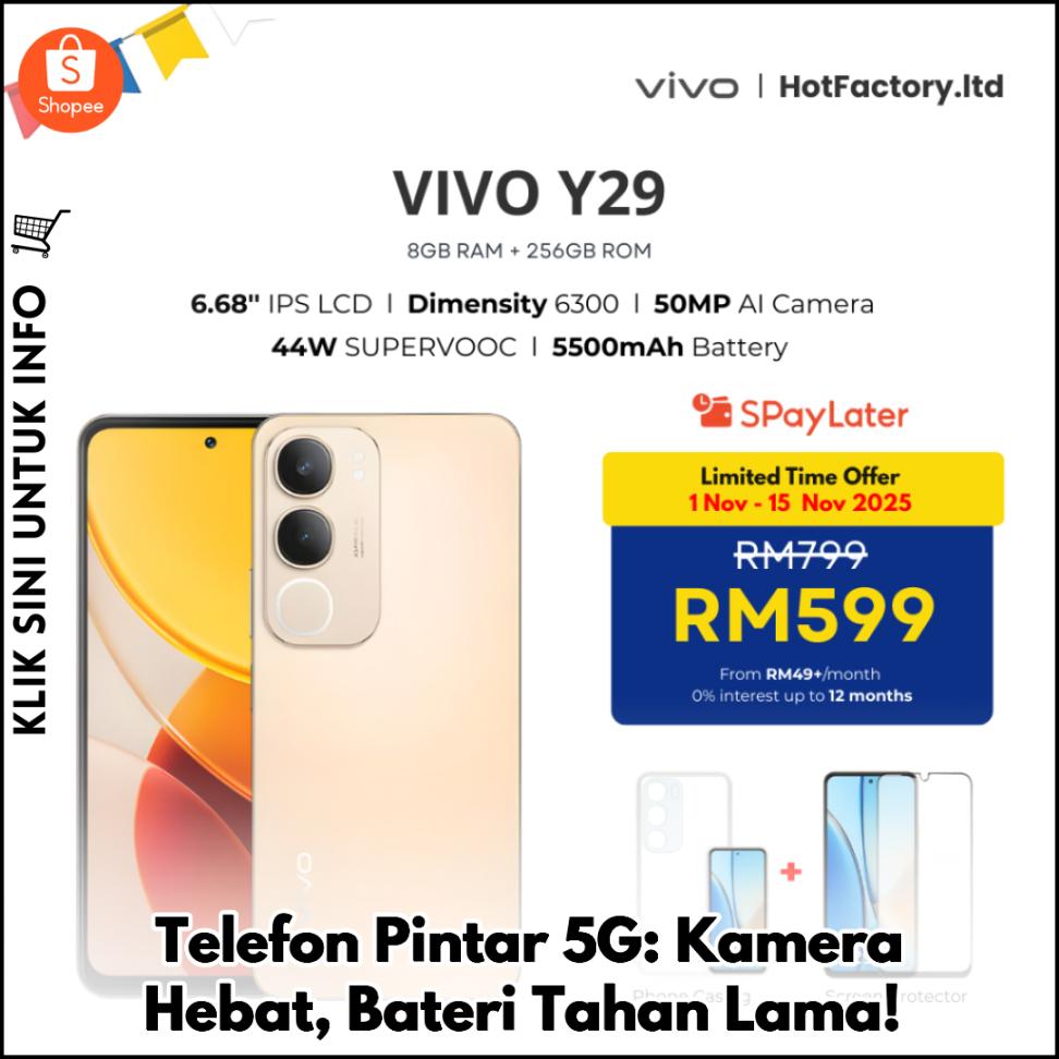 Telefon Pintar 5G: Kamera Hebat, Bateri Tahan Lama!