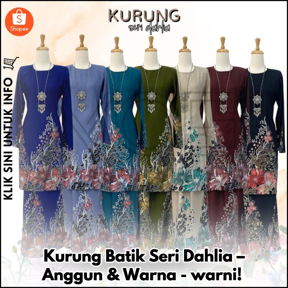 Kurung Batik Seri Dahlia – Anggun & Warna-warni!