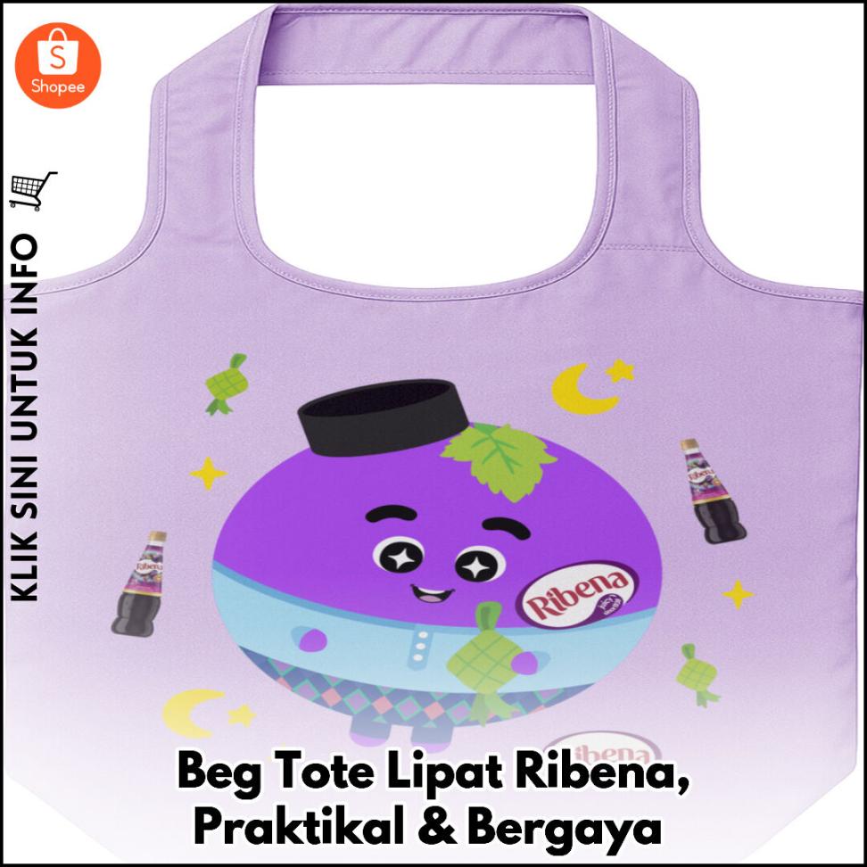 Beg Tote Lipat Ribena, Praktikal & Bergaya