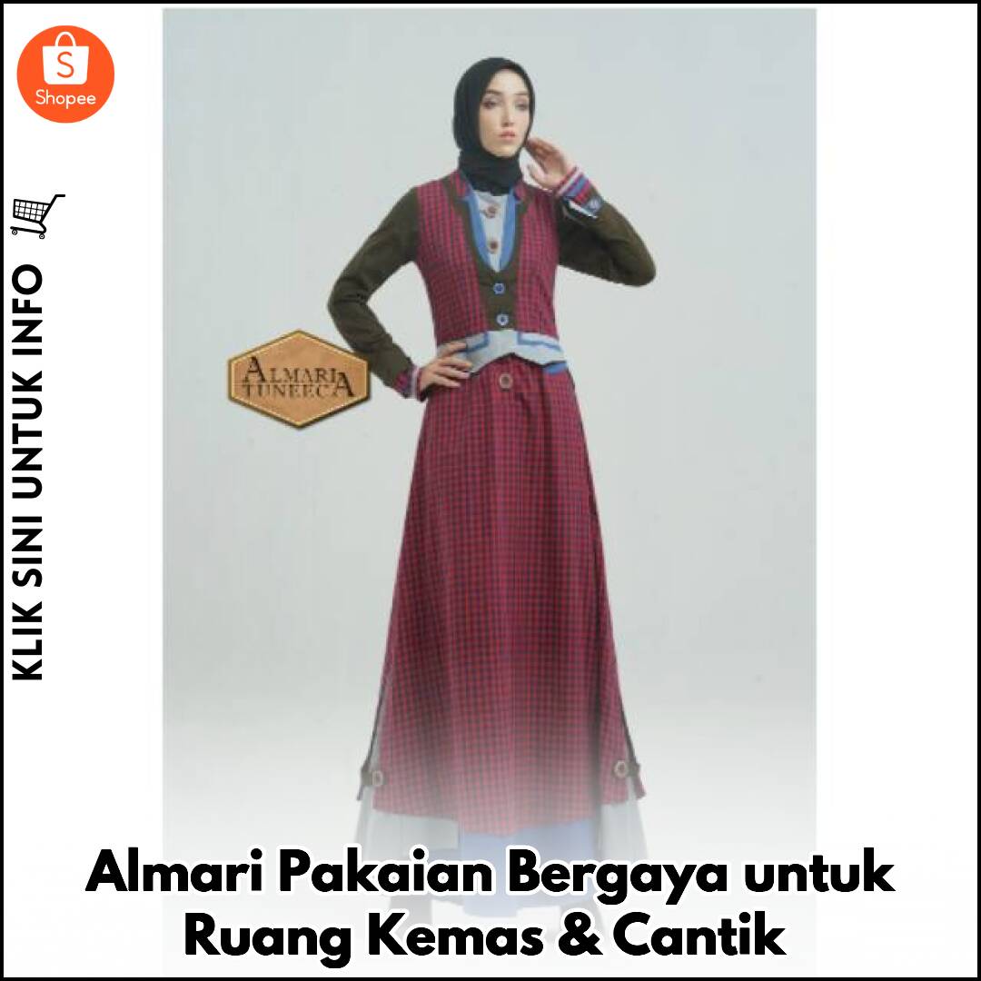 Almari Pakaian Bergaya untuk Ruang Kemas & Cantik