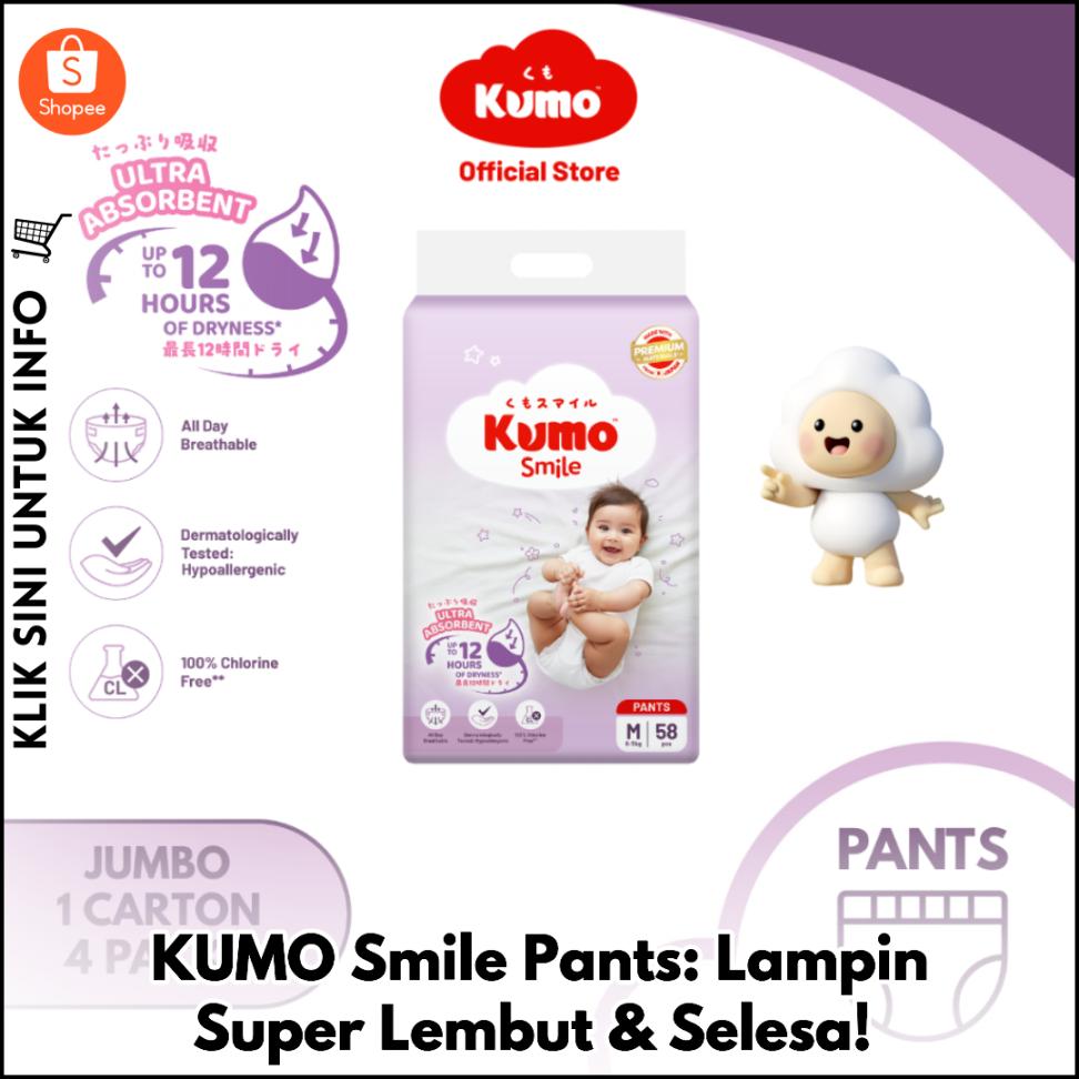 KUMO Smile Pants: Lampin Super Lembut & Selesa!