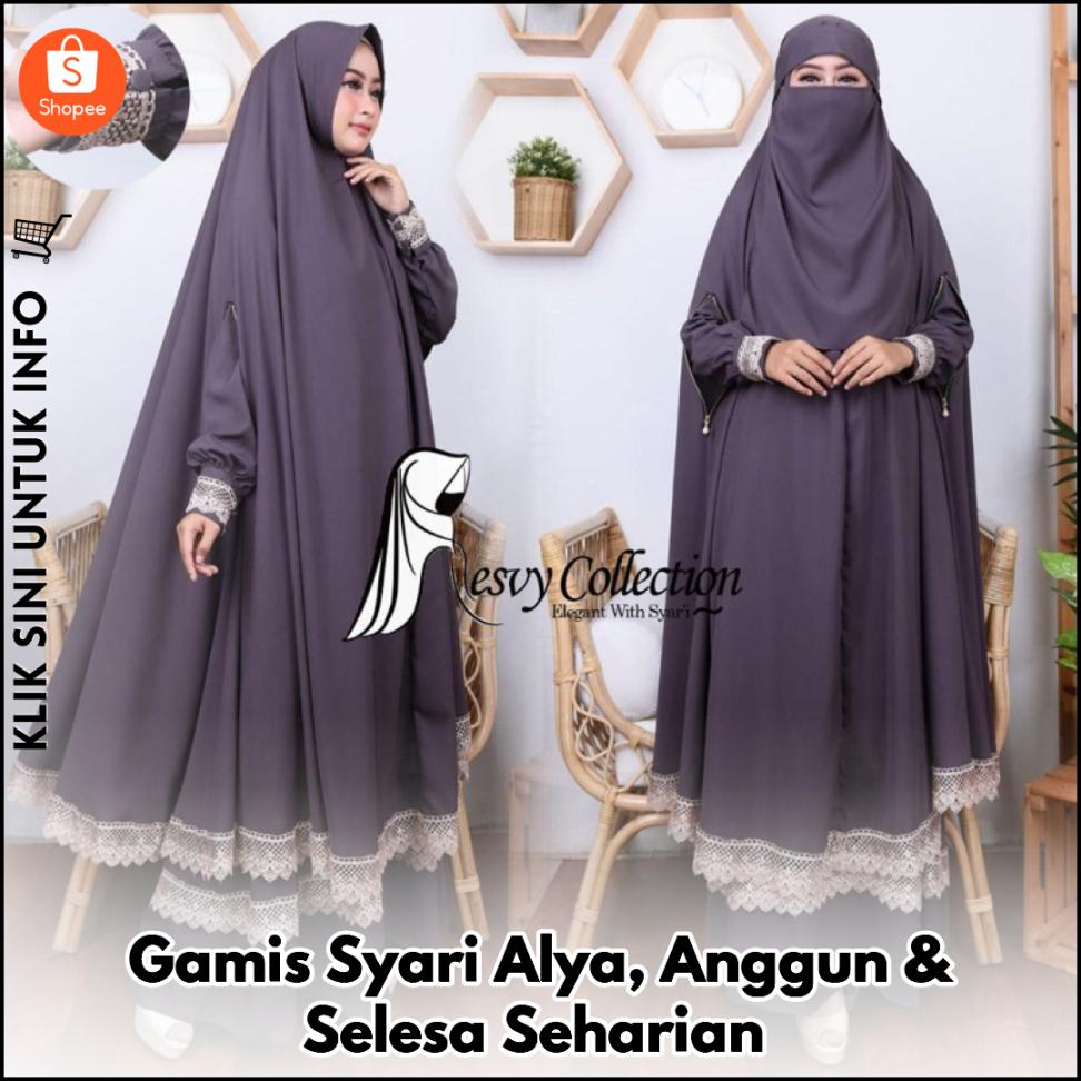 Gamis Syari Alya, Anggun & Selesa Seharian
