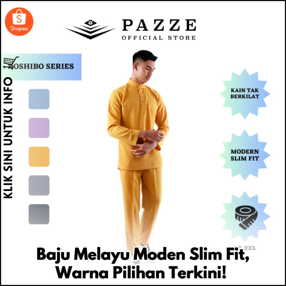 Baju Melayu Moden Slim Fit, Warna Pilihan Terkini!