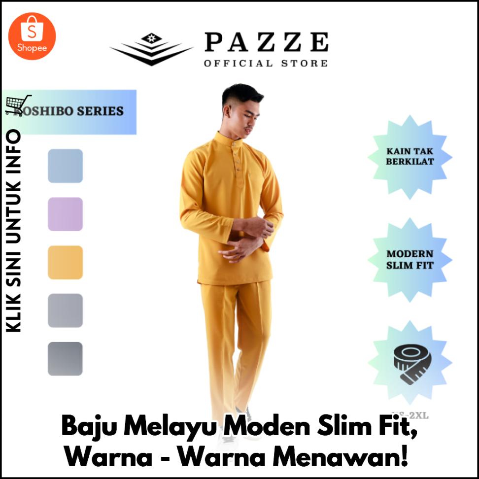 Baju Melayu Moden Slim Fit, Warna Pilihan Terkini!