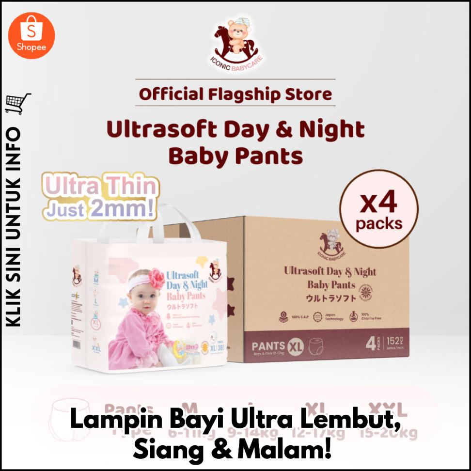 Lampin Bayi Ultra Lembut, Siang & Malam!