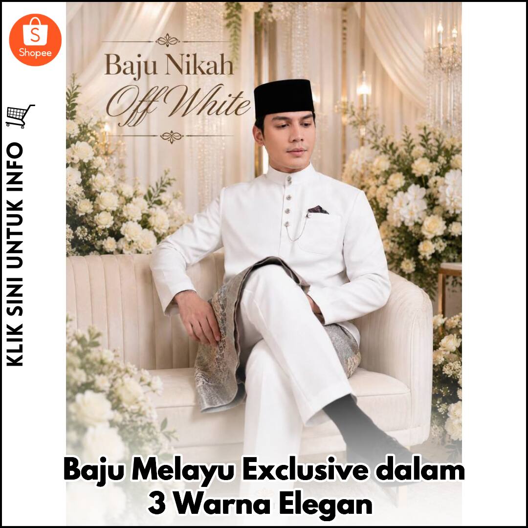 Baju Melayu Exclusive dalam 3 Warna Elegan