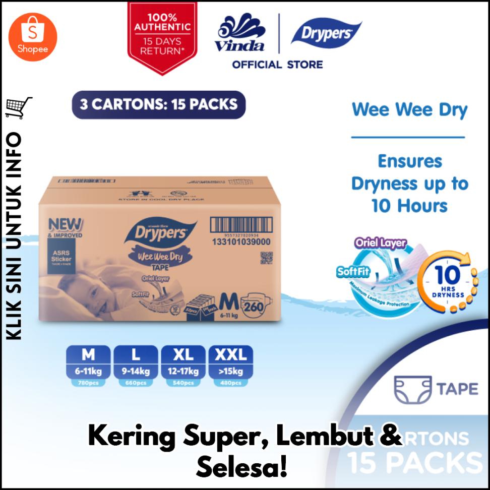Lampin Super Kering & Lembut, Sesuai Untuk Si Manja!