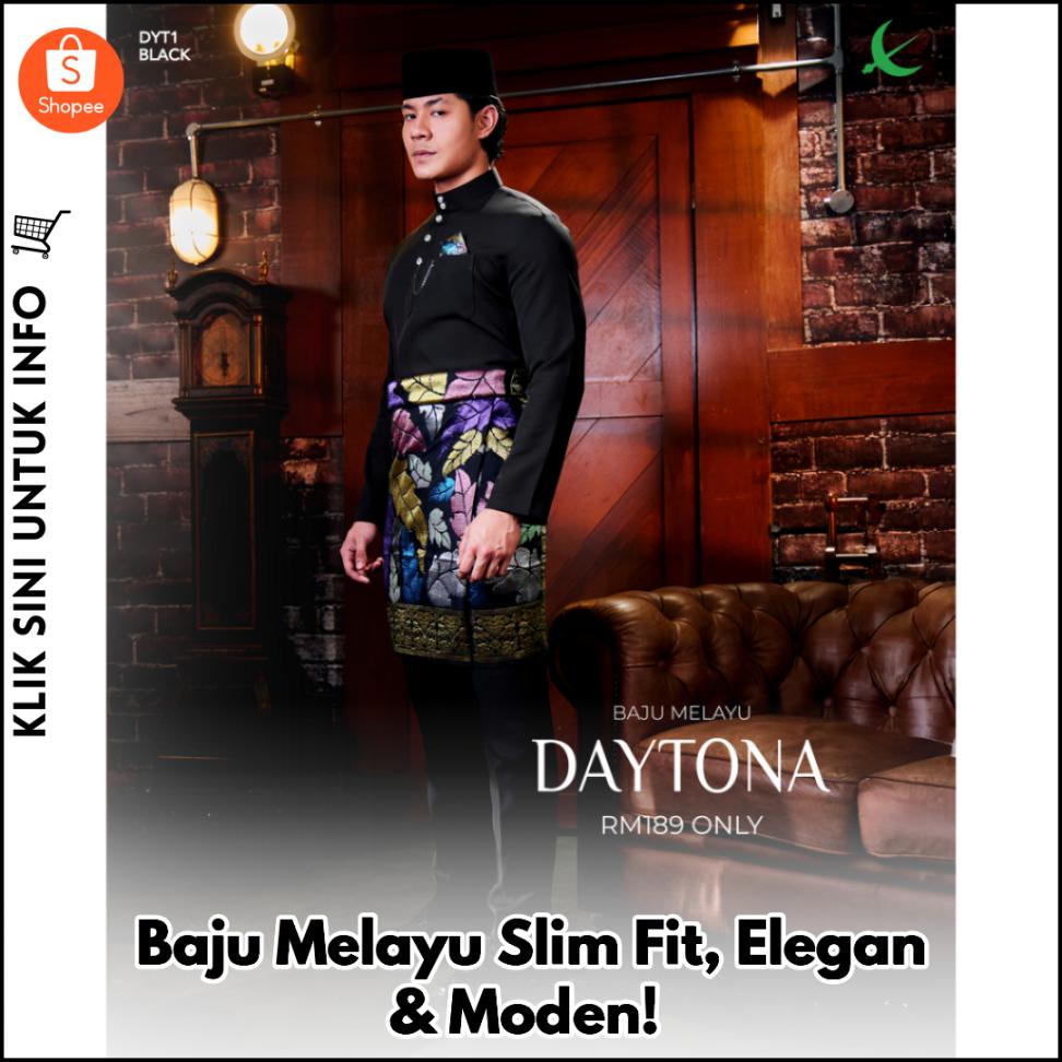 Baju Melayu Slim Fit, Elegan & Moden!