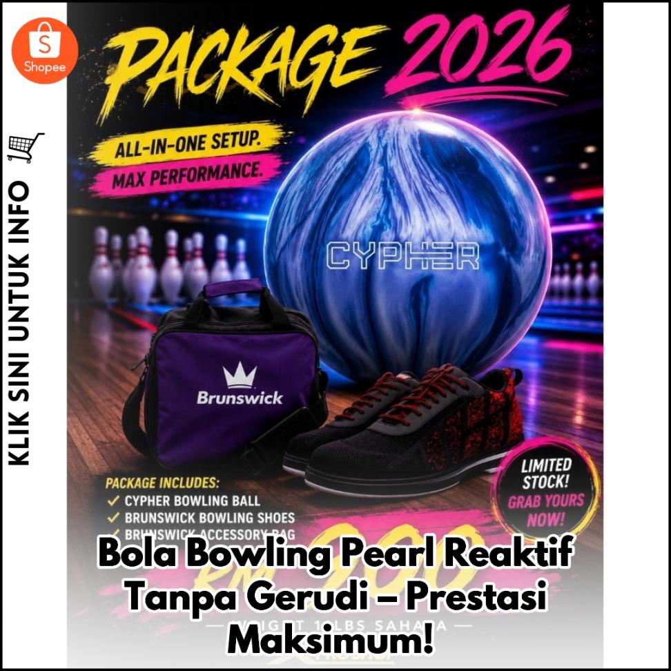 Bola Bowling Pearl Reaktif Tanpa Gerudi – Prestasi Maksimum!