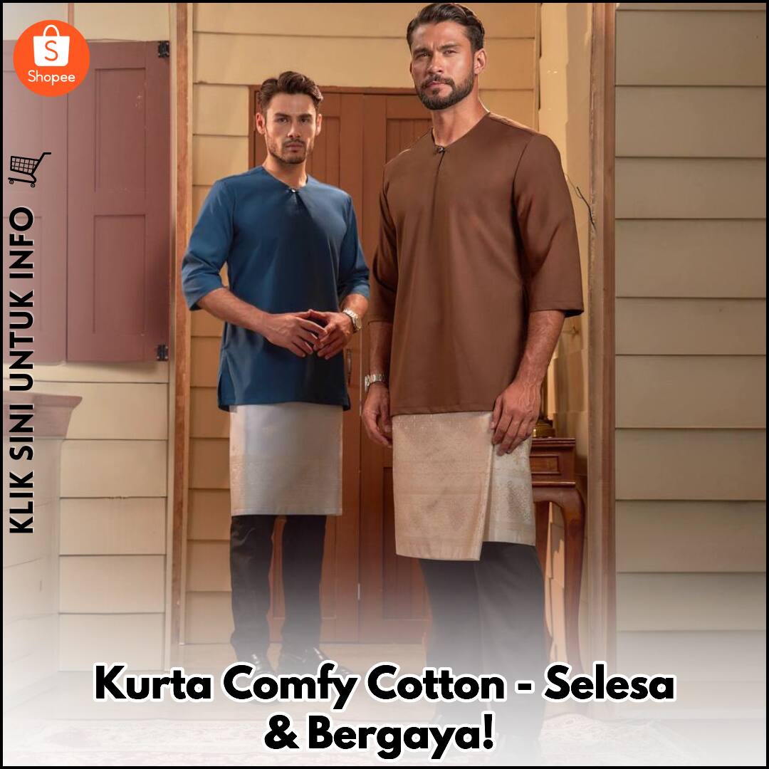 Kurta Comfy Cotton - Selesa & Bergaya!