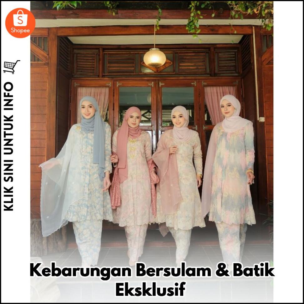 Kebarungan Bersulam & Batik Eksklusif