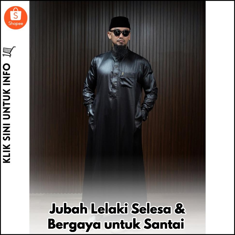 Jubah Lelaki Selesa & Bergaya untuk Santai