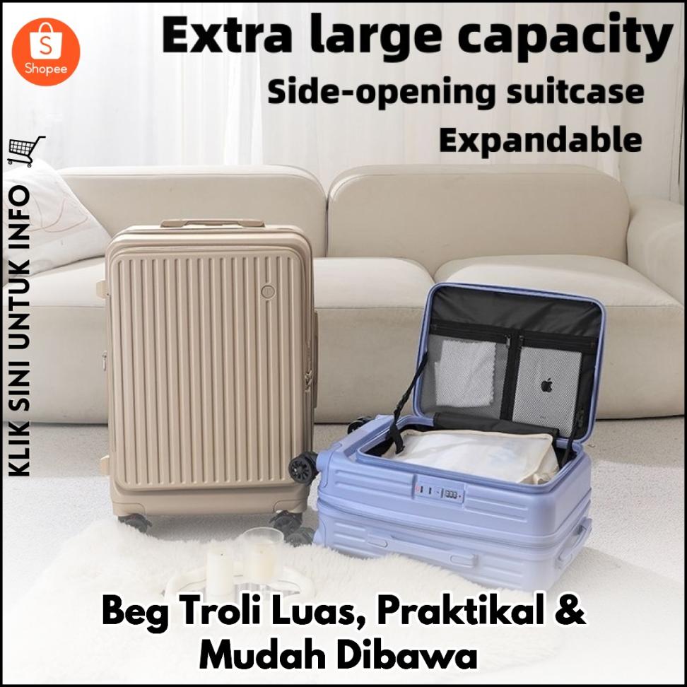 Beg Troli Luas, Praktikal & Mudah Dibawa
