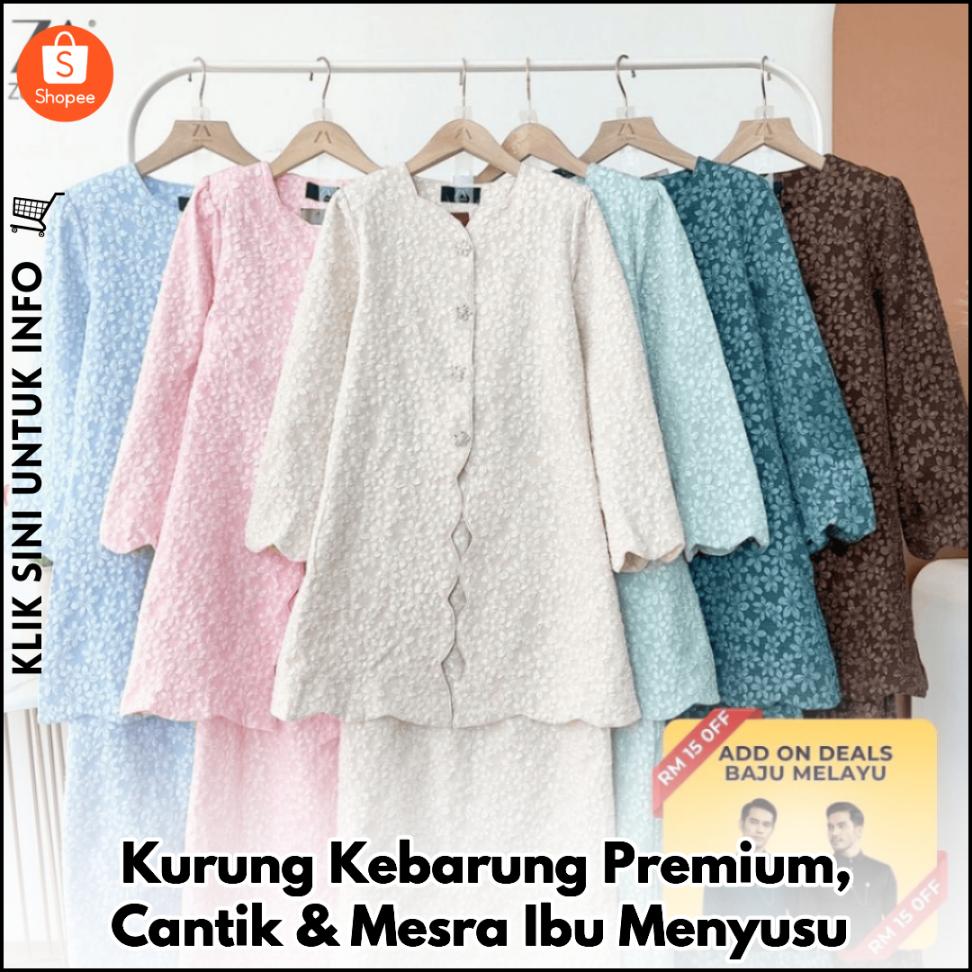 Kurung Kebarung Premium, Cantik & Mesra Ibu Menyusu