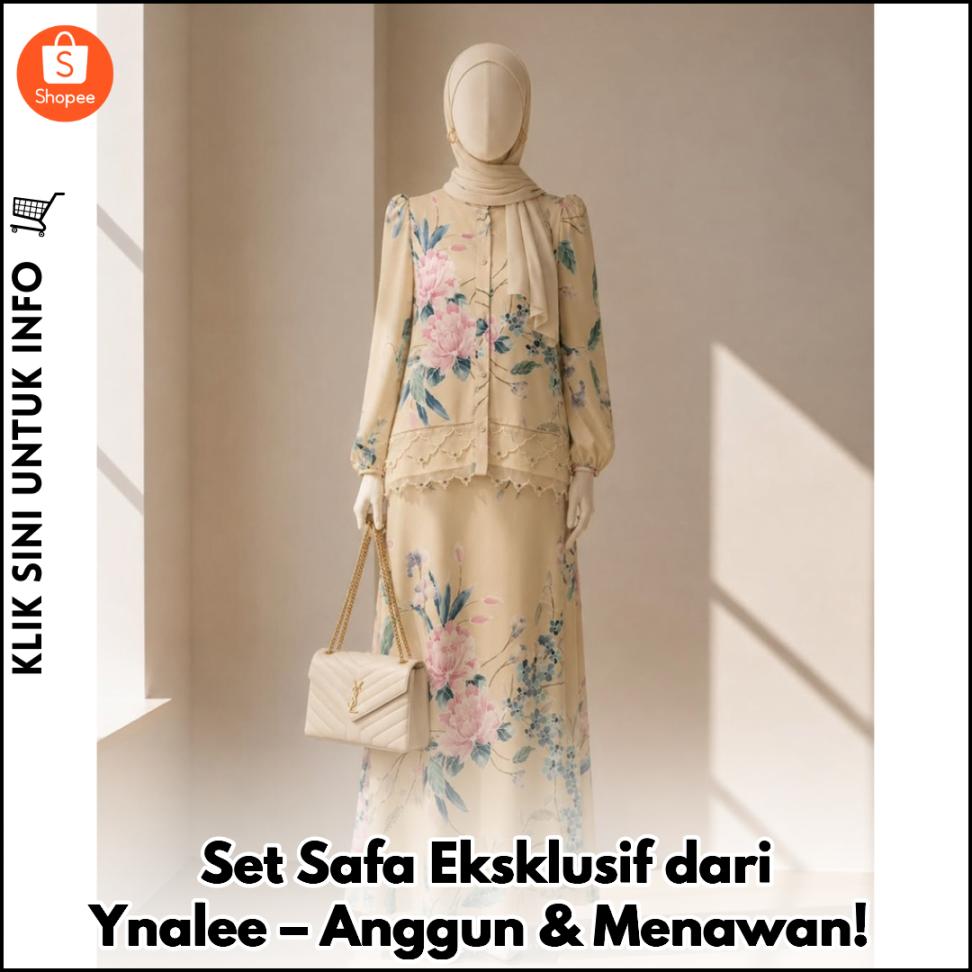 Set Safa Eksklusif dari Ynalee – Anggun & Menawan!