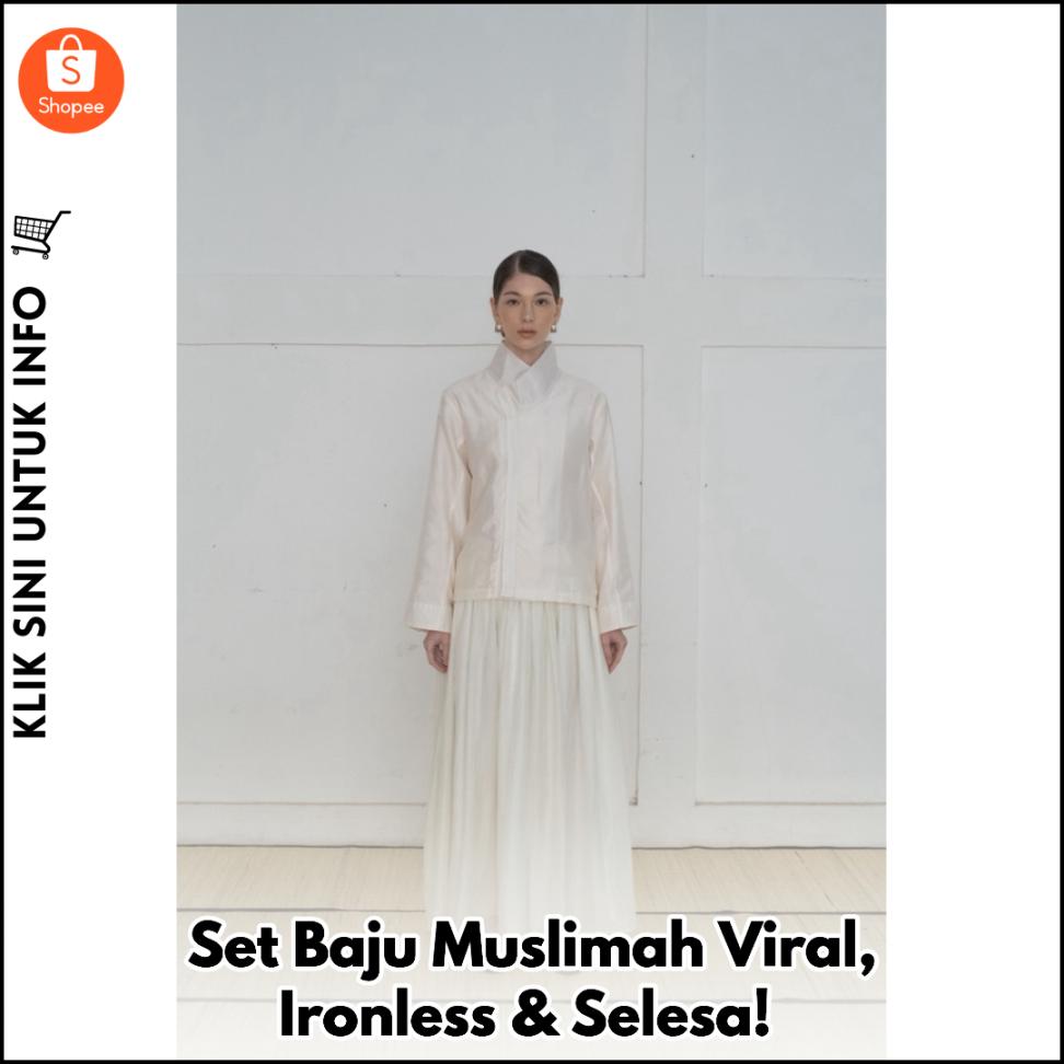 Set Baju Muslimah Viral, Ironless & Selesa!