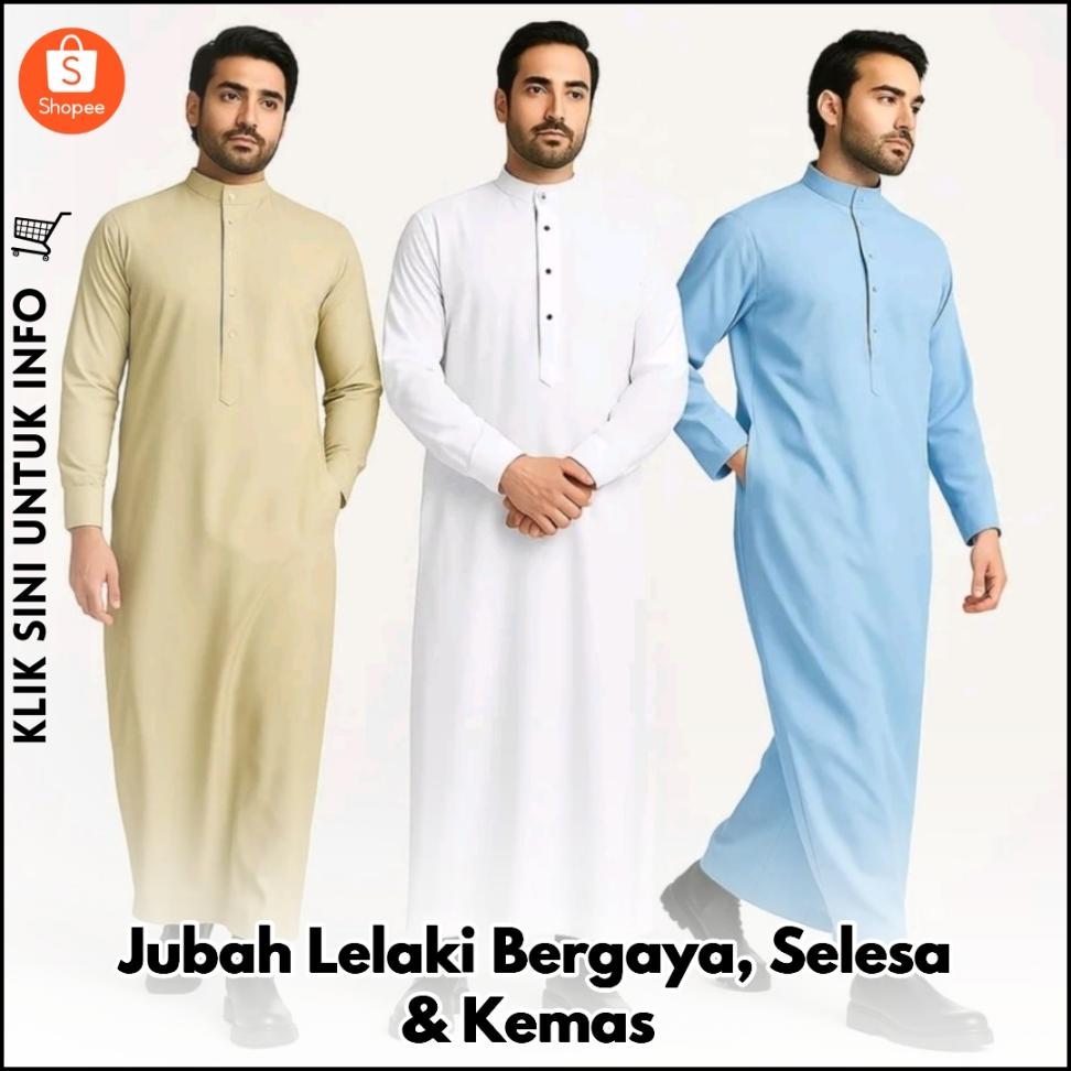 Jubah Lelaki Terkini, Gaya Tampil Percaya Diri