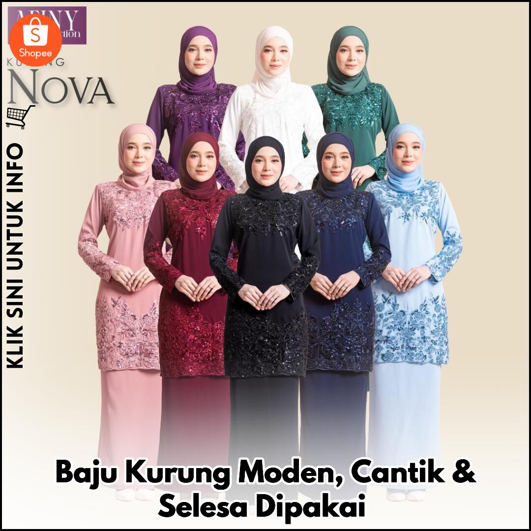 Baju Kurung Moden, Cantik & Selesa Dipakai