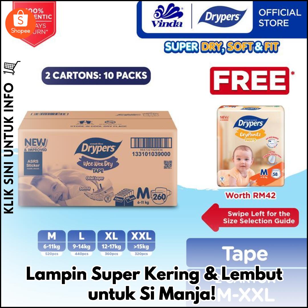 Lampin Super Kering & Lembut untuk Si Manja!