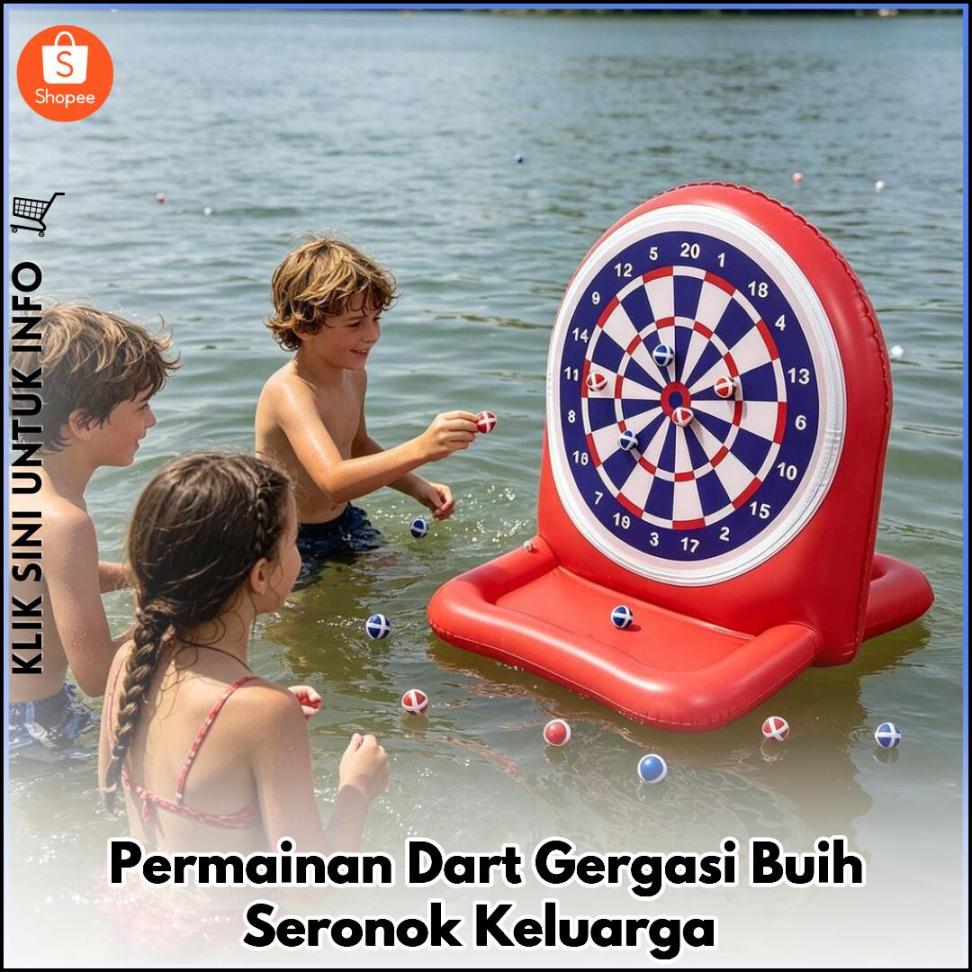 Permainan Dart Gergasi Buih Seronok Keluarga