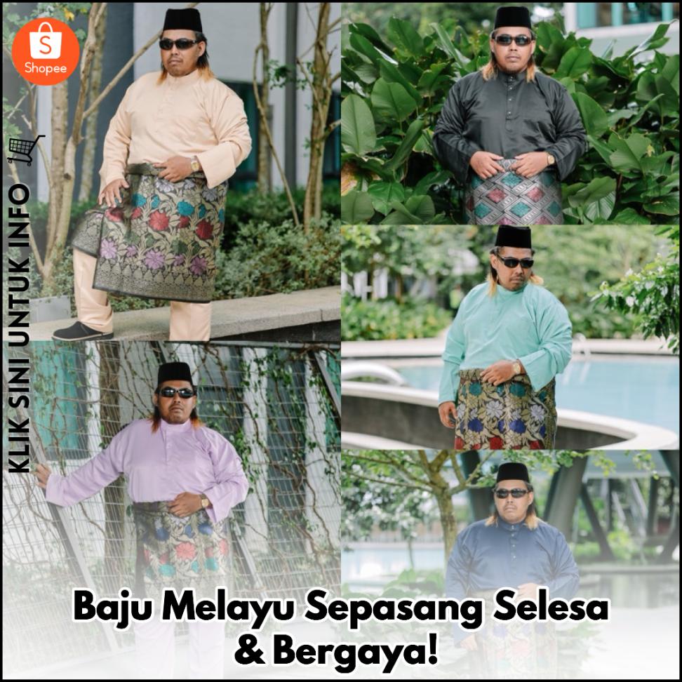 Baju Melayu Sepasang Selesa & Bergaya!