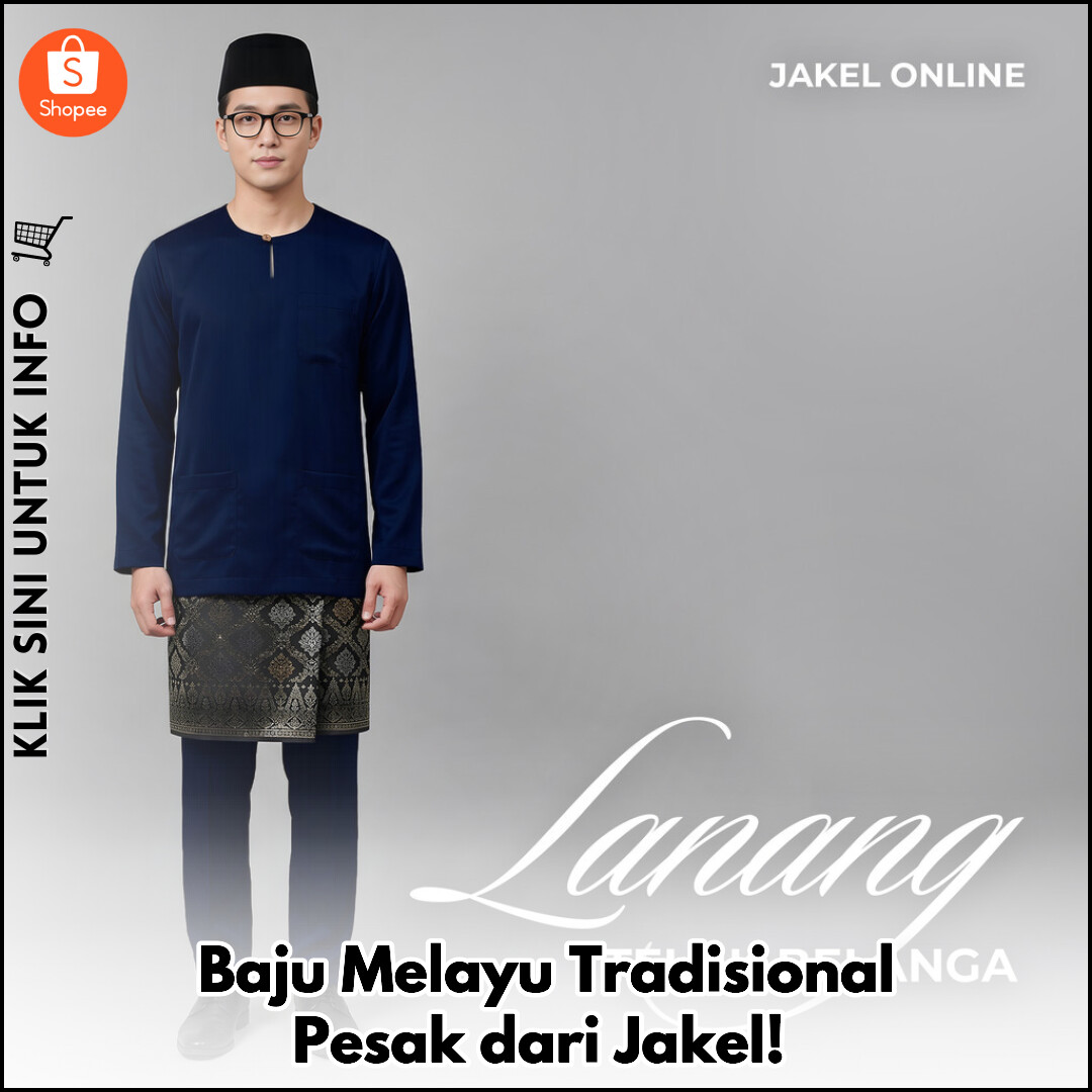 Baju Melayu Tradisional Pesak dari Jakel!
