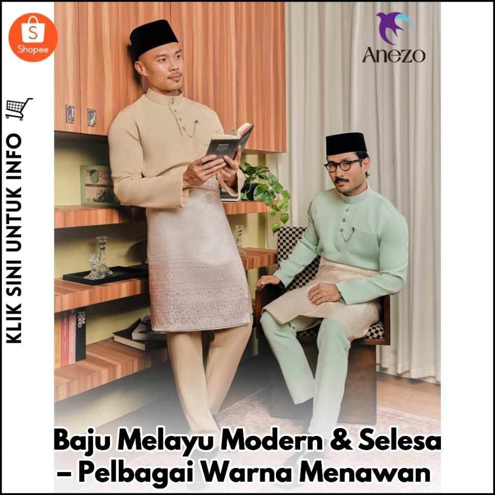 Baju Melayu Modern & Selesa – Pelbagai Warna Menawan