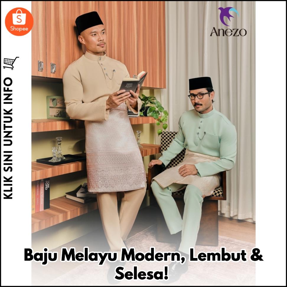 Baju Melayu Modern, Lembut & Selesa!