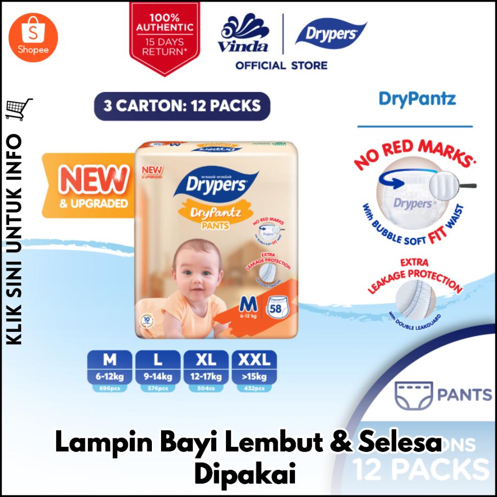 Lampin Bayi Lembut & Selesa Dipakai