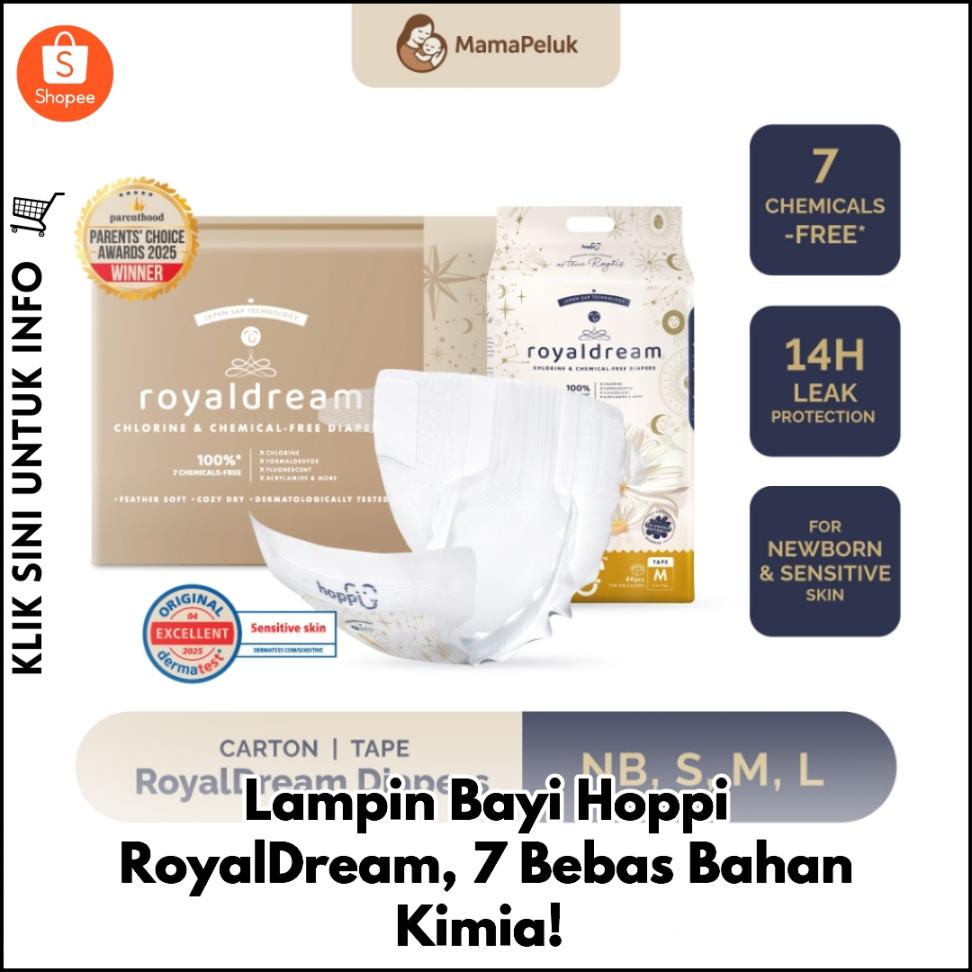Lampin Bayi Hoppi RoyalDream, 7 Bebas Bahan Kimia!