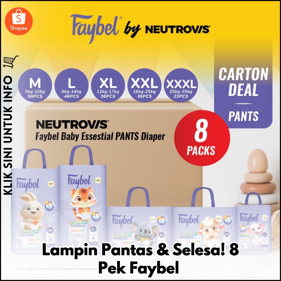 Lampin Pantas & Selesa! 8 Pek Faybel
