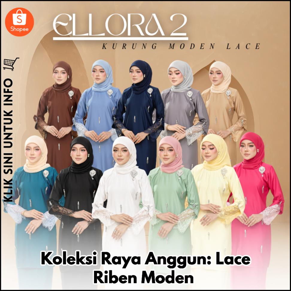 Koleksi Raya Anggun: Lace Riben Moden