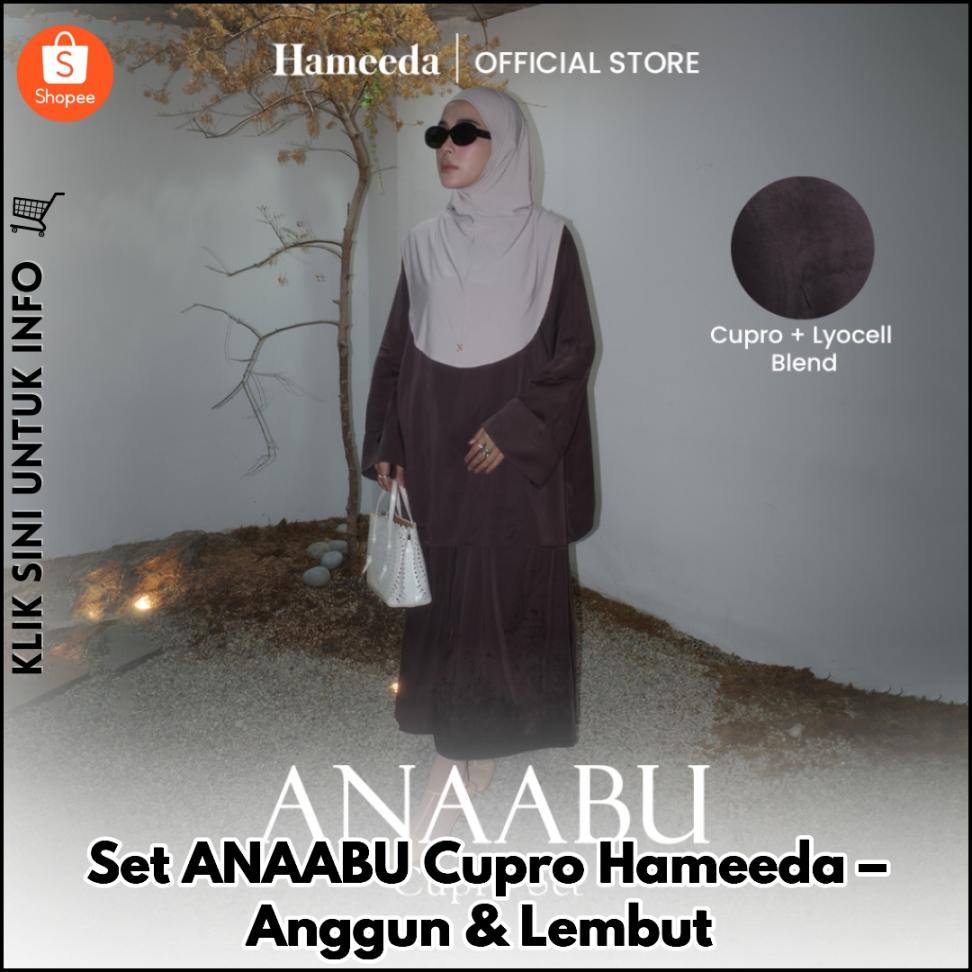 Set ANAABU Cupro Hameeda – Anggun & Lembut