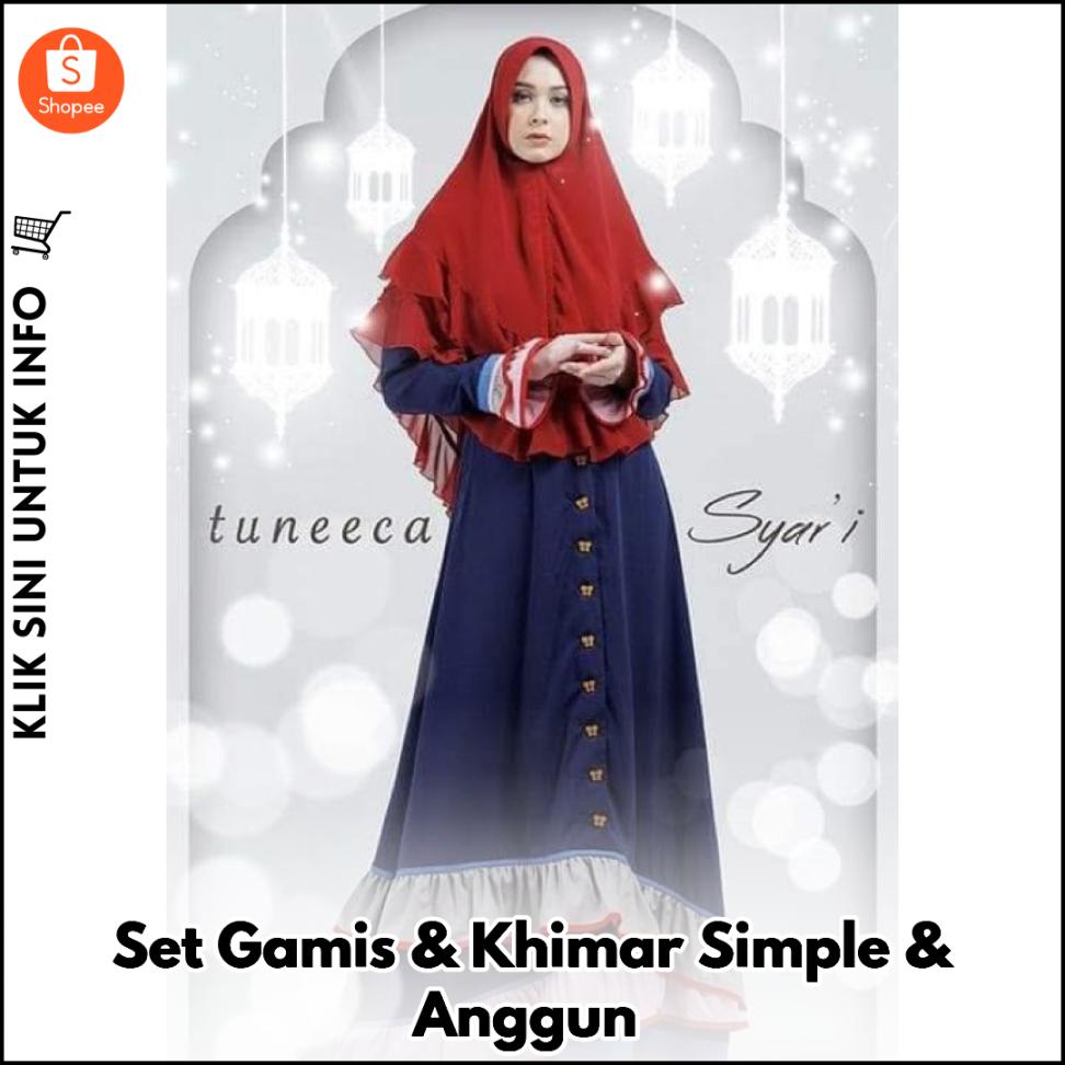 Set Gamis & Khimar Simple & Anggun