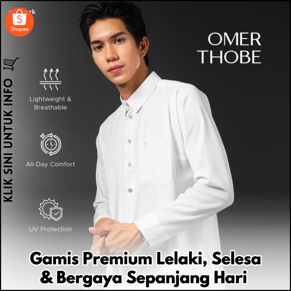 Gamis Premium Lelaki, Selesa & Bergaya Sepanjang Hari